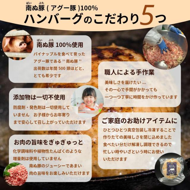 アグー豚 F1種 南ぬ豚 ハンバーグ