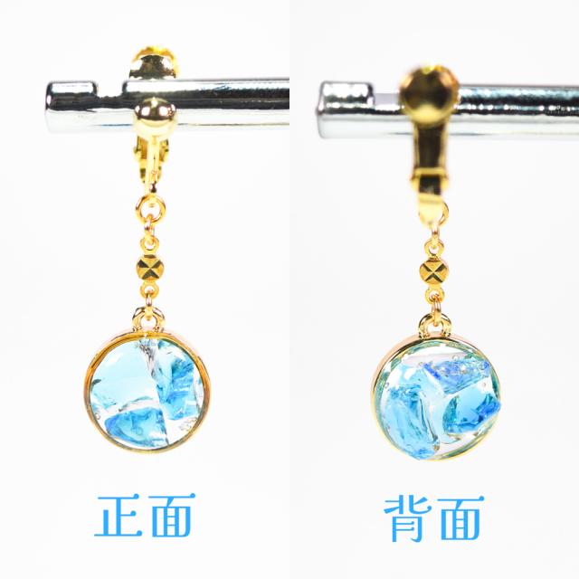 KIRA イヤリング 丸 ゴールド