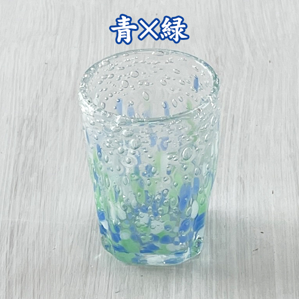 気泡の海四角グラス