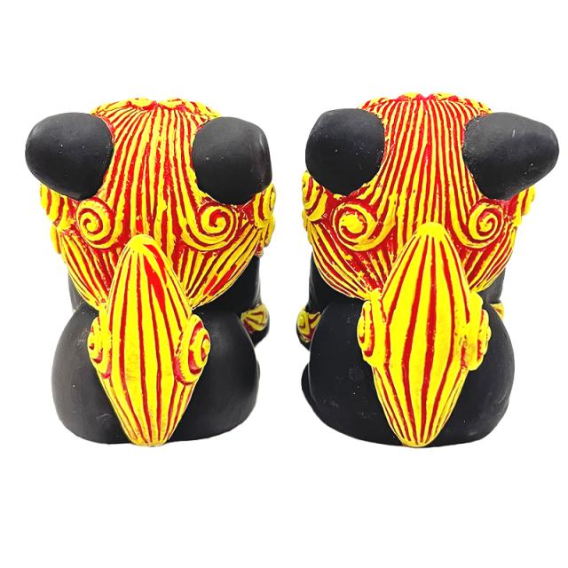 黒獅子シーサー