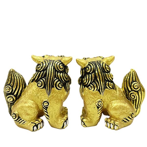 小獅子金運シーサー