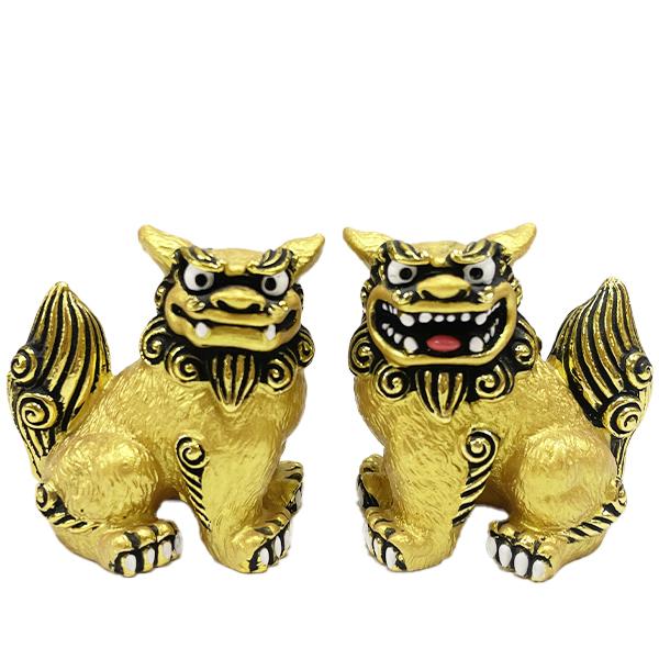 小獅子金運シーサー