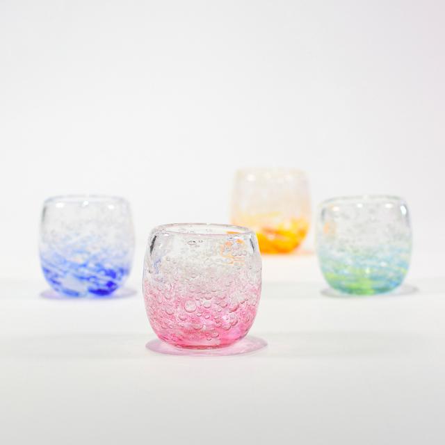 ホタル気泡ぐい呑み