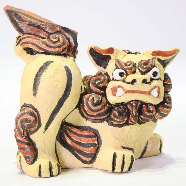 漆喰シーサー 小 伝統