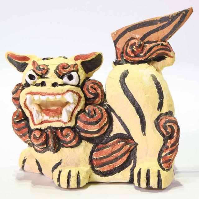 漆喰シーサー 小 伝統