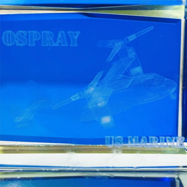 3DクリスタルMオスプレイ