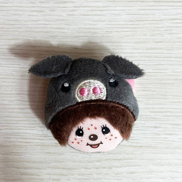 沖縄アグー豚 モンチッチ ぬいぐるみ バッジ 沖縄限定