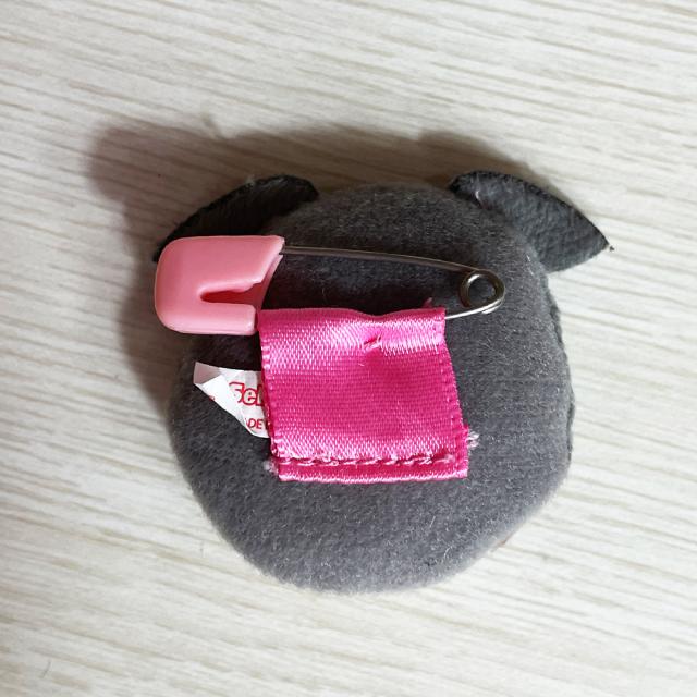 沖縄アグー豚 モンチッチ ぬいぐるみ バッジ 沖縄限定