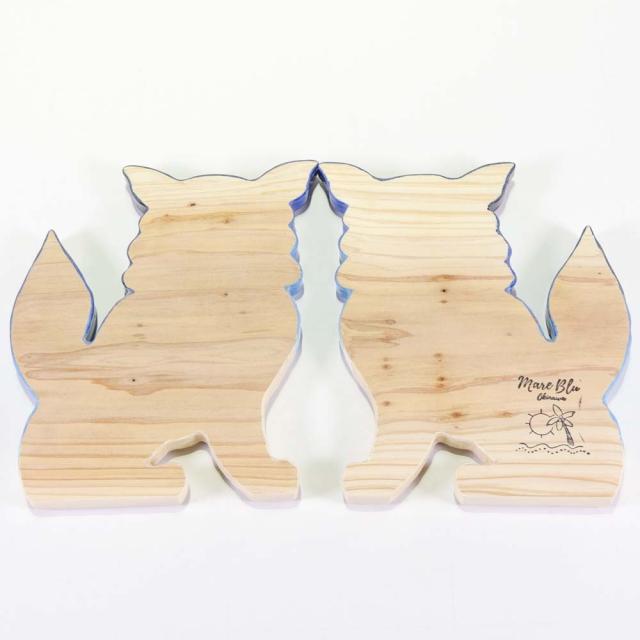 オーシャンアート シーサー 青