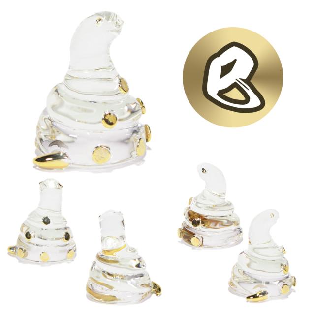 ガラス 干支 金 十二支