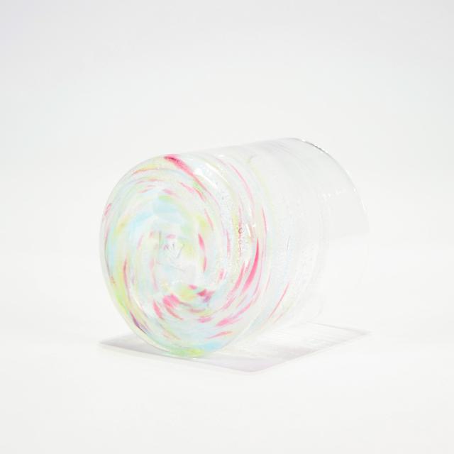 さざ波ロックグラス レインボー