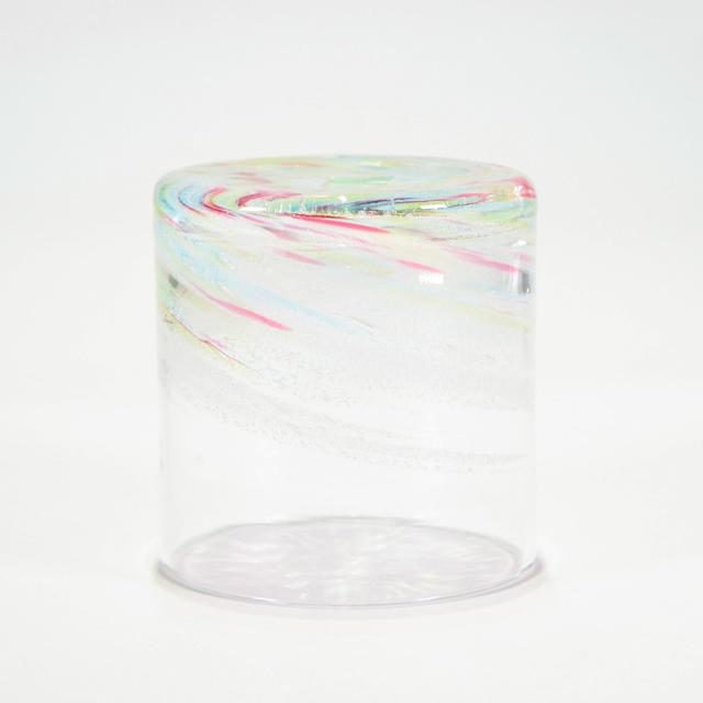 さざ波ロックグラス レインボー