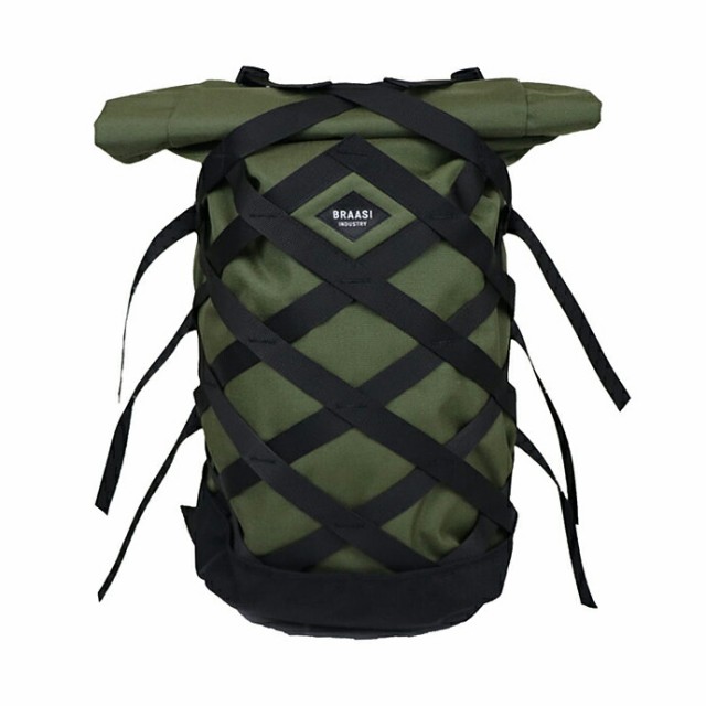 当店在庫してます Wicker Industry ブラアシィインダストリー Braasi 送料無料 カーキ 耐水ロールトップバックパック Khaki 28l バックパック リュック