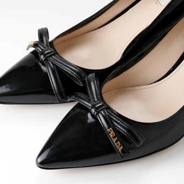 【送料無料・アウトレット】PRADA プラダ  パンプス  1I185D パンプス 38.5 25.5cm  新品 ギフト プレゼント プレゼント ギフト 贈り物 無料 ラッピング 包装