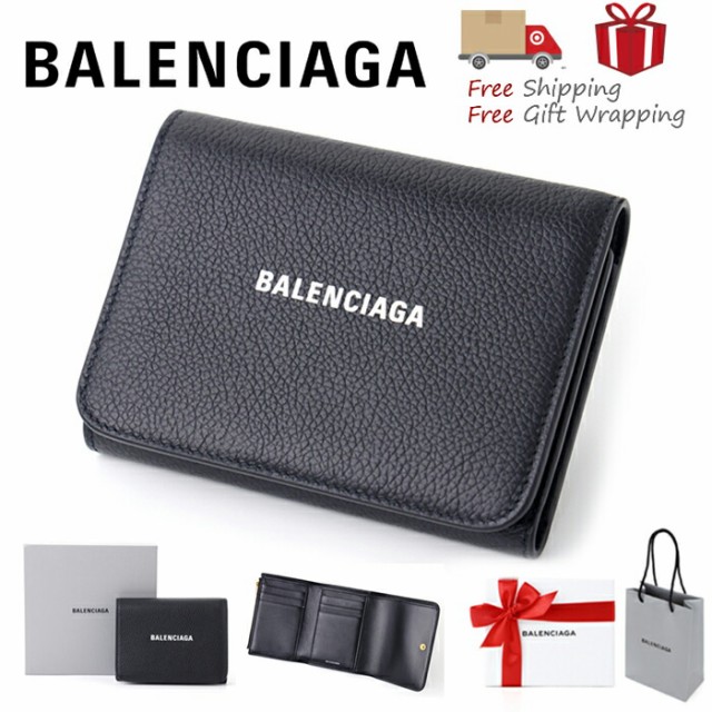 送料無料】 BALENCIAGA バレンシアガ コンパクト財布 財布 三つ折り