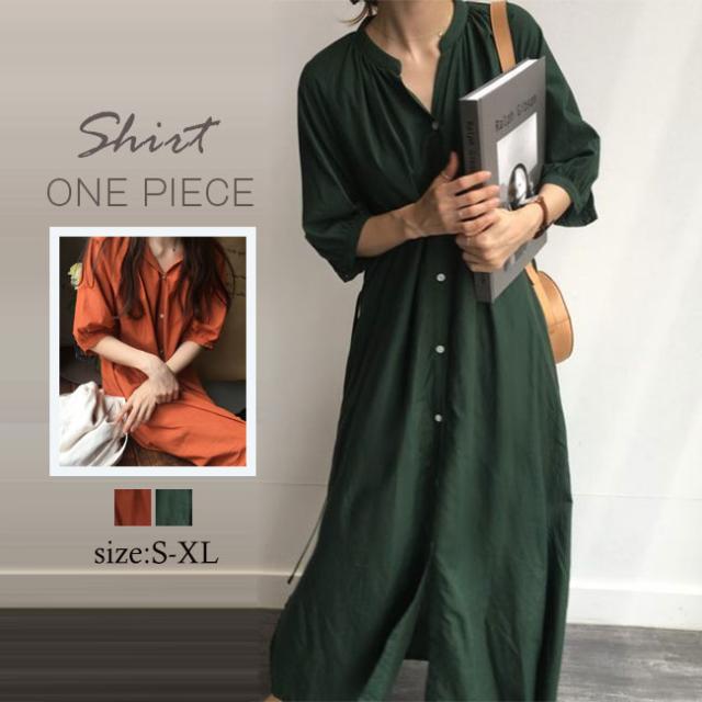 新品　シャツワンピ　ワンピース　ドローイングナンバーズ　Ｖネック　夏　高品質　海 ph-07000ga30.jpg