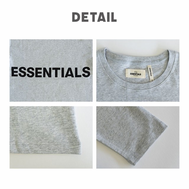ESSENTIALS Tシャツ ロンT バックロゴ エッセンシャルズ ロゴ ブランドTシャツ グレー ストリート ユニセックス お揃い  プレゼントの通販はau PAY マーケット - MONO KOTO DEPT. | au PAY マーケット－通販サイト