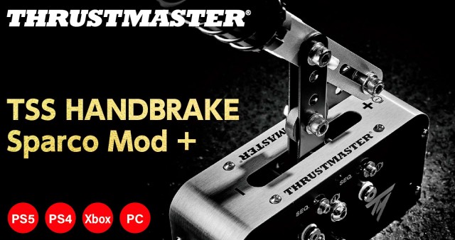 Thrustmaster スラストマスター TSS Handbrake Sparco Mod+ ハンド 