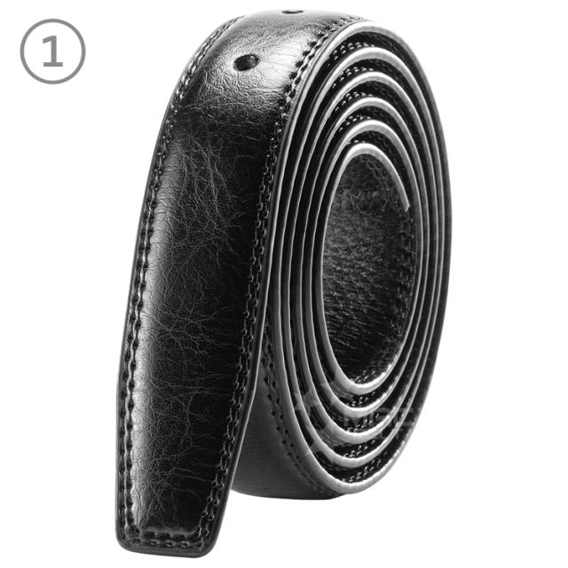 ベルトのみ 28mm メンズ 交換用 穴あり MBASDE-SB-BK-3
