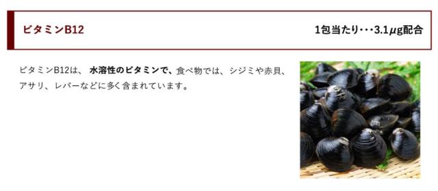 ビタミンB12 3.1?/包