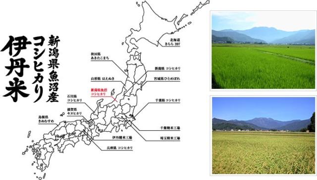魚沼産コシヒカリ産地