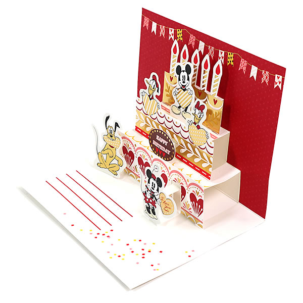 ミッキー　カード　まとめ売り 3Dポストカード ミッキー＆ミニー／ギフト S4793 | 2026年版手帳