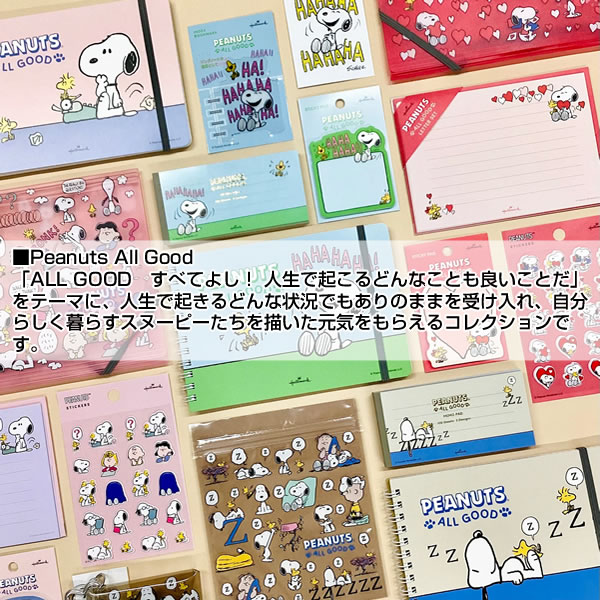 スヌピーメモパット スヌーピー メモパッド ENJOY/楽しむ EFM-841-355 2柄100枚+表紙