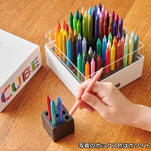 サクラクレパス 色鉛筆 クーピー ペンシル キューブボックス 72