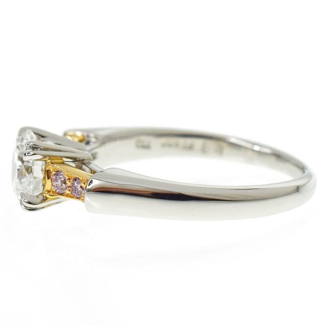 21超人気 Harry Winston ハリーウィンストン ダイヤ D0 70ct D Vs2 Ex ピンクダイヤ ラウンドクラシック トリスト リング Pt950 プラチナ 750 K18 お洒落無限大 Ieem In