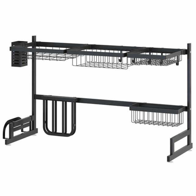 定番送料無料 水切りラック システムラック 幅調整可能 伸縮 幅68〜98cm 10cm刻み キッチン 狭い 収納 乾燥 一人暮らし 引っ越し 1R カップル MR-KIC08の通販はau PAY マーケット - オールバイ|商品ロットナンバ お得品質保証