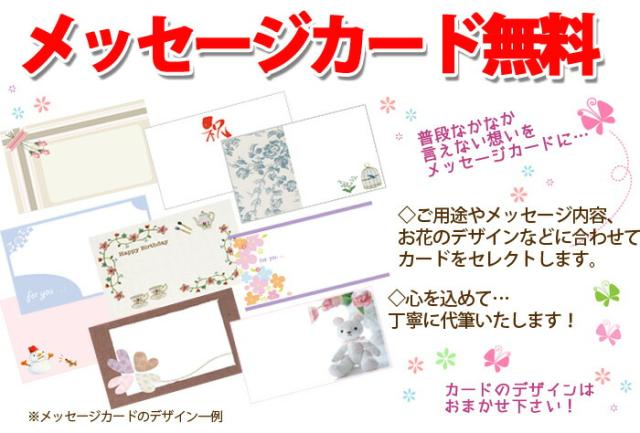 メッセージカード無料