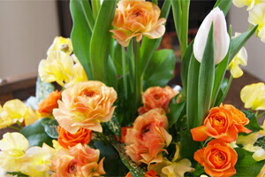 チューリップ　花束　ホワイトデー　送料無料