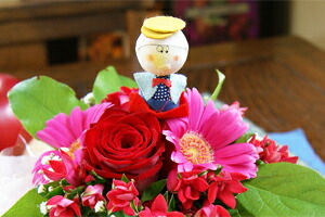 花瓶のいらない花束　フラワーギフト　送料無料　ネット通販花屋花樹有（かじゅある )