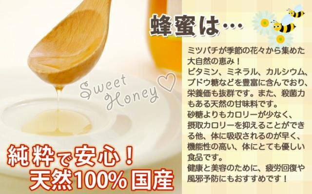 蜂蜜はちみつ 説明 効用