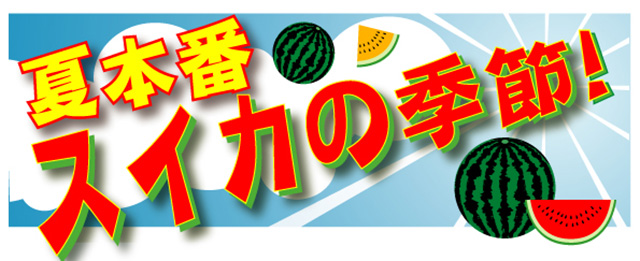 夏本番 スイカの季節