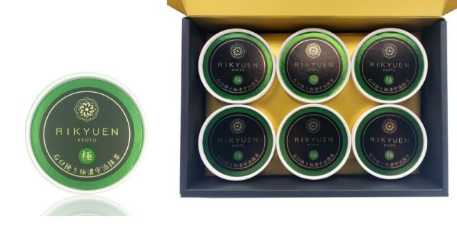 パッケージ石臼挽き極濃宇治抹茶アイス6個入り