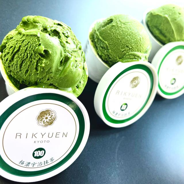 はんなりまったり４段階の食べ比べ 宇治抹茶アイス