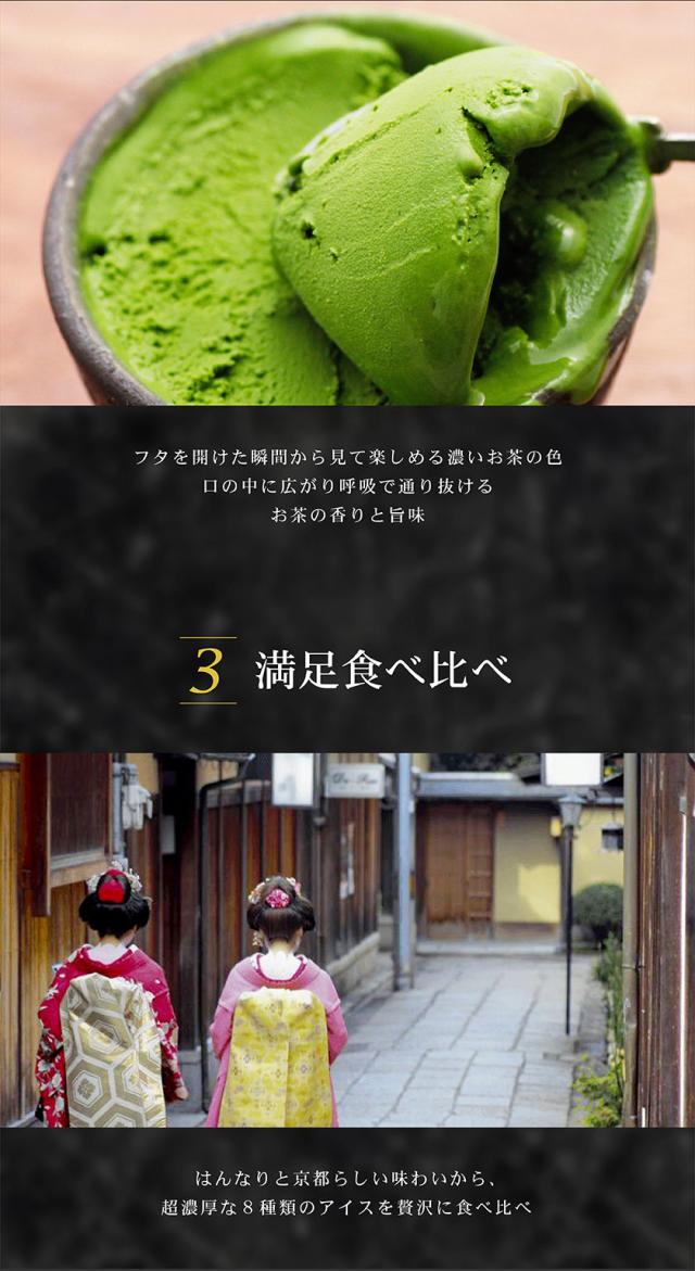 抹茶 ほうじ茶 アイス ギフト 高級 京都利休園 メーカー直送 抹茶アイス ほうじ茶アイス はんなりまったり４段階プレミアム アイスセット 宇治抹茶・黒ほうじ 食べ比べ お歳暮 お取り寄せ お茶ギフト アイスクリーム ジェラート インスタ映え 合計8個入り item-ice-mh4set