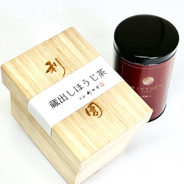 一年寝かした上品な深みと香り、特別なギフトには持ってこいの【蔵出しほうじ茶】