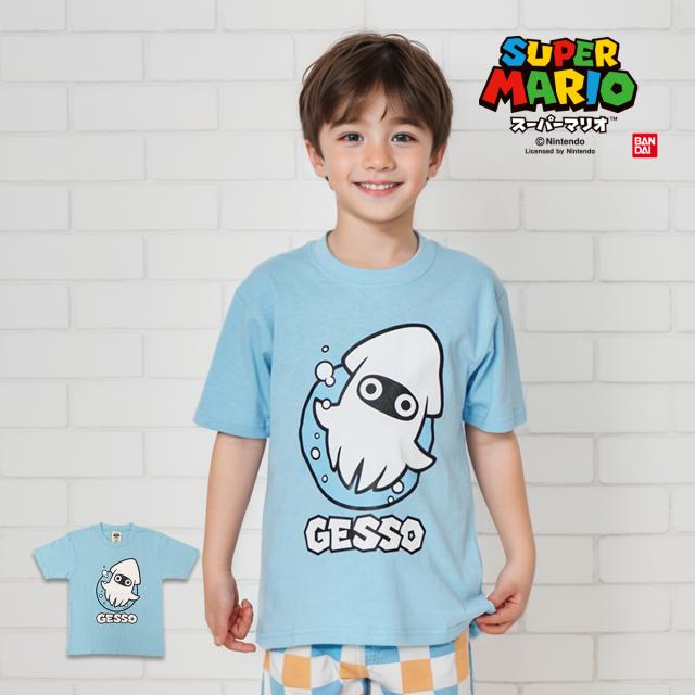 スーパーマリオ　シャツ　IXOHOXI  Mサイズ　女性の方にも‼️ スーパーマリオ」半袖Tシャツ 2025春夏 ｜子供服&ベビー服