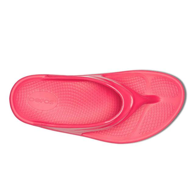 ウーフォス サンダル ネオンベリー ピンク 正規品 OOFOS OOmega