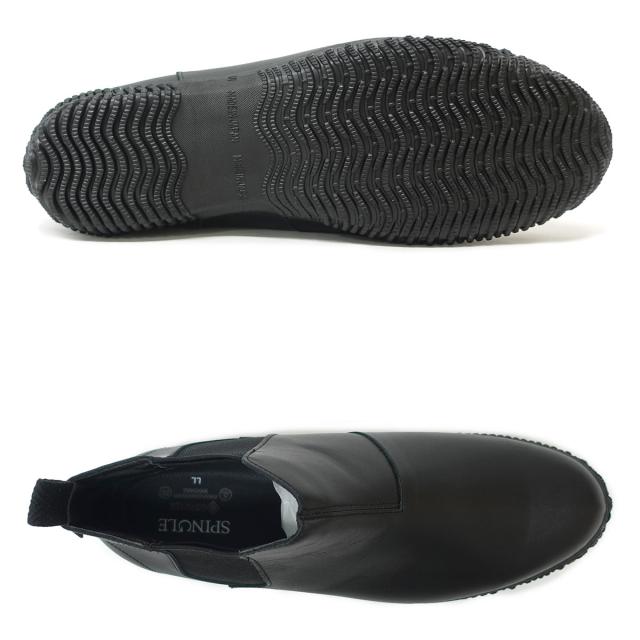 スピングル SPINGLE ブーツ ビジネス シューズ サイドゴア ゴアテックス SP-6603 ブラック 黒 オフィス カジュアル 超撥水 父の日 スピングル SPINGLE ブーツ ビジネス シューズ サイドゴア ゴアテック