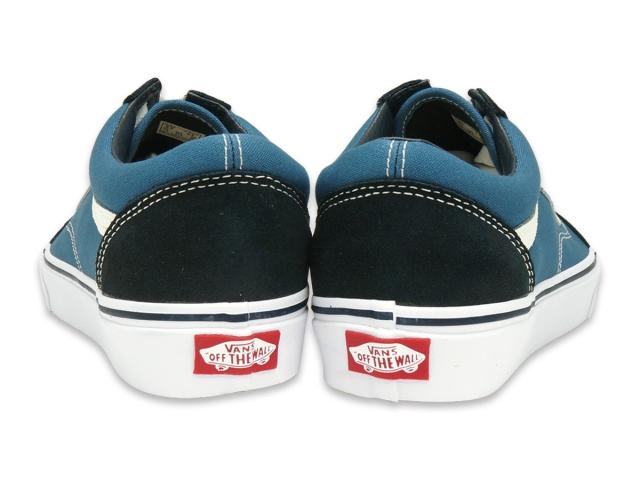 美品！vans オールドスクール　ネイビー　スニーカー ☆vans☆ バンズ オールドスクール ネイビー 男女兼用 (VANS