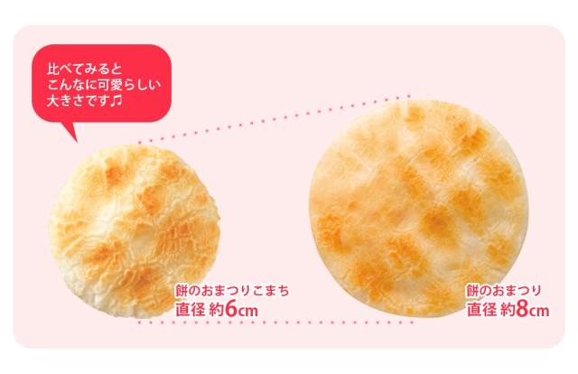 餅のおまつりこまち 大きさ