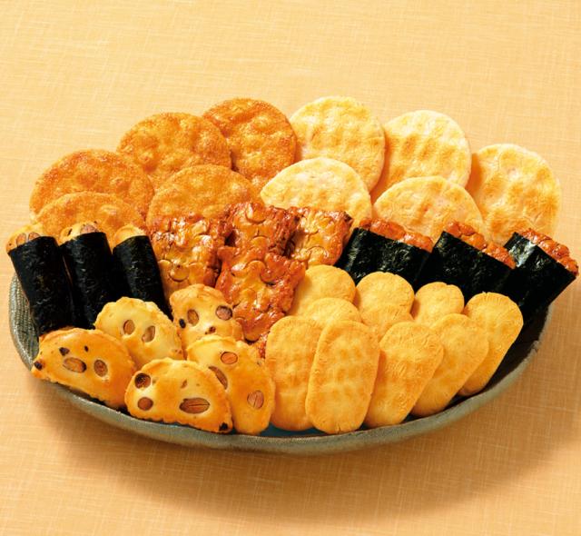 おかきもちせんべいも大好きお父さん もち吉 職人館 小缶 【ギフト プレゼント 詰め合わせ せんべい