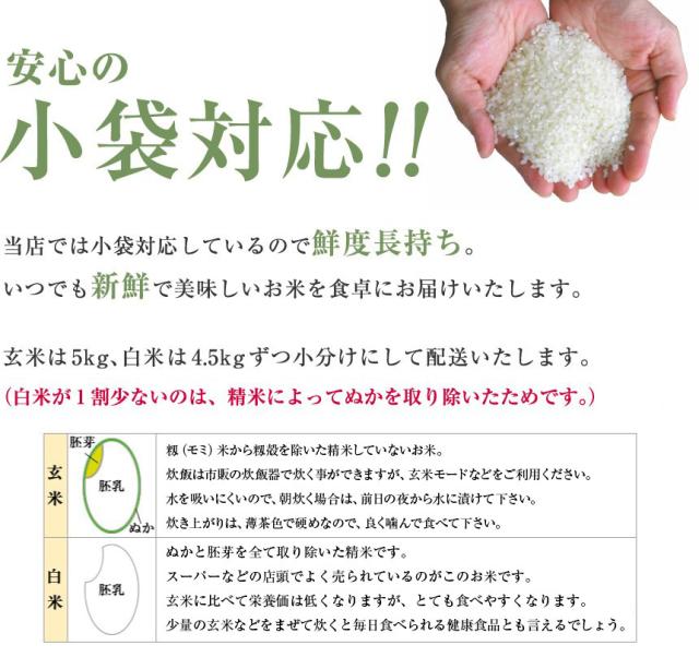 安心の小袋対応