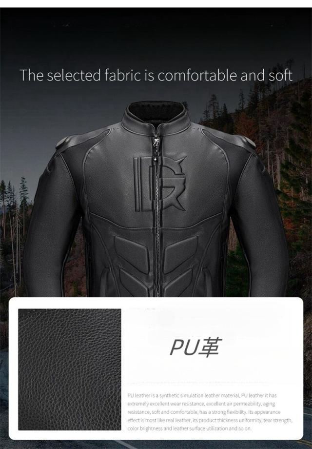 レザー バイカー用ジャケットとパンツセット バイク専用上下セット pu革 メンズジャケット パンツ ライナー