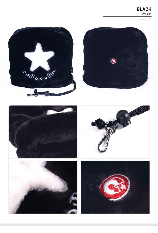 ゴルフ ヘッドカバー アイアン フェイクファー コモコーメ スター アイアンカバー メンズ レディース