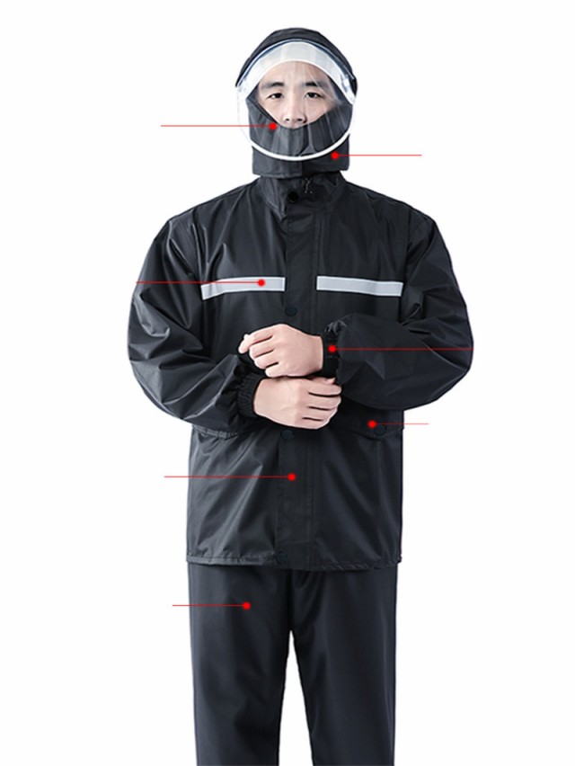 レインウェア メンズ レディース ゴルフ 合羽 上下セット 雨具