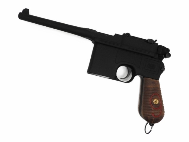 (4580750660の通販はau　アクション　HW　A!CTION　モデルガン　マウザー　マットブラック　Mauser　PAY　モーゼル　C96　Red9　マーケット－通販サイト　レッド9　ダミーカートリッジ10発付　PAY　マーケット　ミリタリーショップ琥花堂　au